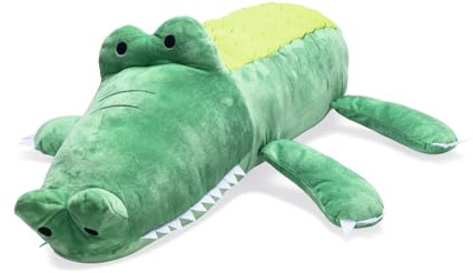 Beeztees Hide N Seek Dschungel Krokodil, Hundespielzeug, Plüsch, Grün, 84x54x22,5 cm