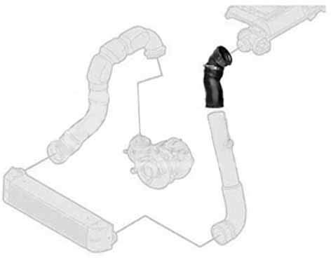 Borg & Beck BTH1622 Turbo Hose To Fit BMW E46 E90 E90N E91 E91N