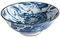 Happy Sales HSXLB-DRGBL8, Japanese XL Bowl 8D Multi Purpose Bowl Ramen Bowl Udong Soba Tempura Noodle Pho Donburi Rice Tayo Bowl, Blue Dragon