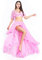 ROYAL SMEELA Bauchtänzerin Kostüme für Frauen Chiffon Bauchtanz Rock Bauchtanz Top Tanzen Outfit Karneval Kostüm - Pink - Einheitsgröße