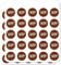 Willy Wonka und die Schokoladenfabrik Wonka Bar Logo Planer Kalender Scrapbooking Basteln Aufkleber