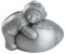 Metal Bear Rugby Money Banks Money Coin Saving Box Coin Storage Box Home Interior Decor Artwork American football Gifts（Bear-Rugby）