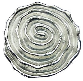 lordies Silber Textil Brosche Magnetbrosche Schal Clip Bekleidung Poncho Taschen Stiefel Textilschmuck Spirale Modern Unisex 1 Count 0 carats Schmuck