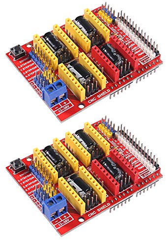 ALMOCN 2 Stück 3D-Drucker CNC Drive A4988 V3 Engraver Drive Shield Expansion Board für Arduino 3D-Drucker
