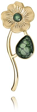 Belle Petite Fleur Broche ; Saint Valentin Cadeau Quotidien Bijoux pour Femme (Style 11 - Verte)
