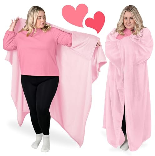Dreamighty Cozy Hug tragbare Überwurfdecke – Kuscheldecke für Erwachsene, selbstpflegende Geschenke für Frauen, Geburtstagsgeschenke für Frauen, die alles haben, bequeme, weiche Decken und Überwürfe
