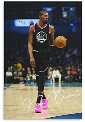 Shenywell Wanddeko Poster Kevin Durant Leinwand 50x70cm Kein Rahmen