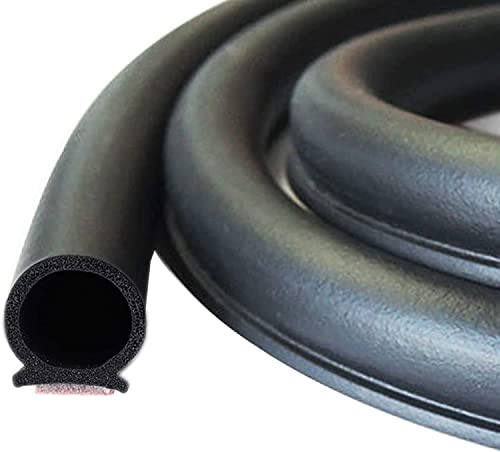 SHITOARIAR Universal Autotür Türdichtung Gummidichtung D-förmig 10M(5M+5M) Gummiprofil Türdichtung für Autotür,Tür,Fenster