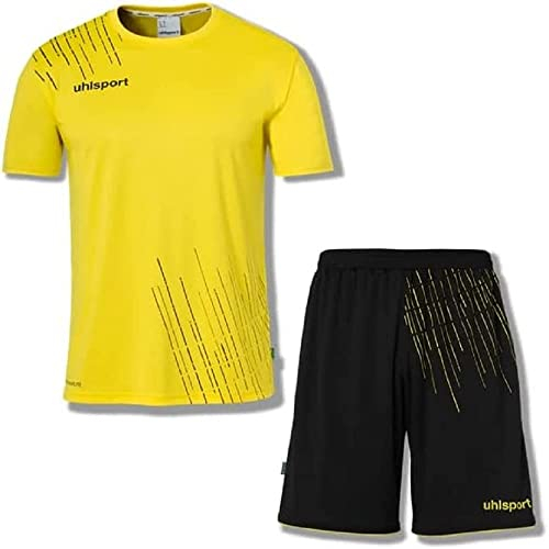 uhlsport Score 26 Fußball Trikot-Set Trikotsatz - Komplettes Fußball-Trikot-Set bestehend aus Trainings-T-Shirt und Kurze Trainings-Hose - 10 Varianten verfügbar für Erwachsene und Kinder, 116