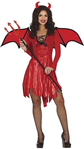 FIESTAS GUIRCA Teufel mit Flügeln Kostüm für Damen