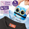 The Name Stamp Namensstempel Kinder Textil,152 Namensschilder für Kleidung,Textilstempel Waschmaschinenfest,Namensstempel für Kleidung,Kleiderstempel Kinder Textil Wasserfest,Stempel Personalisiert