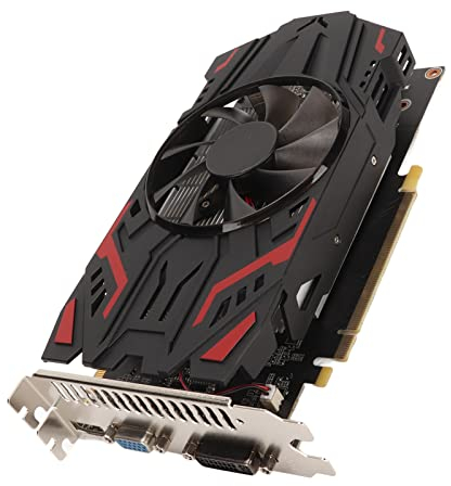 Yunseity Carte Graphique de Jeu GTX550Ti avec 4 Go de Mémoire GDDR5, 128 Bits 3400 MHz PCI Express 2.0 Prise en de la Carte Graphique HDMI VGA DVI pour Ordinateur