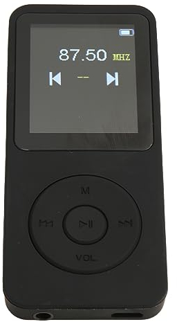 MP3-Player mit Bluetooth 5.0 1 W 8 Ω HD-Lautsprecher FM-Radio HiFi Verlustfreier Sound Multifunktions-tragbarer MP3-MP4-Musikplayer, Erweiterbar auf Bis zu 128 GB