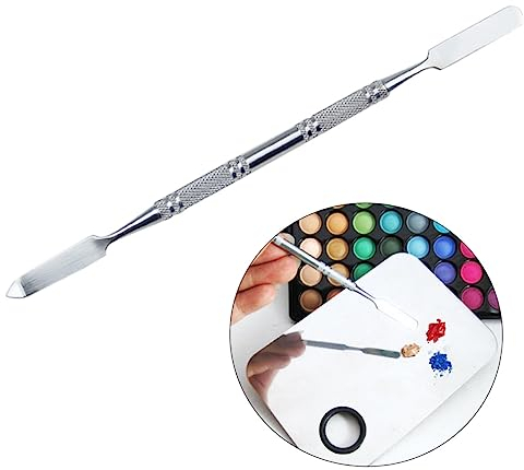 Ipetboom Cosmetic Mixing Tool Silver Bar Embossing Stick Stick for Foundation Eye Shadow Stainless Rod