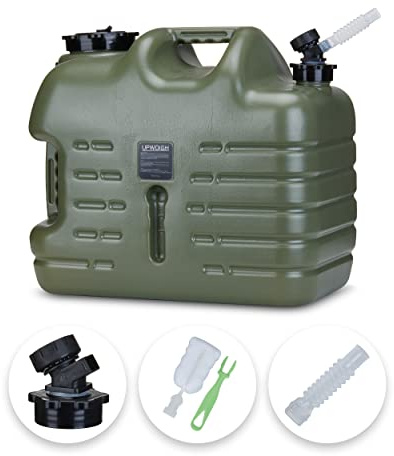 UPWOIGH 31 Litre Water Storage Container, Large Camping Water Containers, Truly No Leakage Water Jug,BPA Free Military Green Water Tank, Portable Emergency Overlanding Gear for Outdoors Hiking