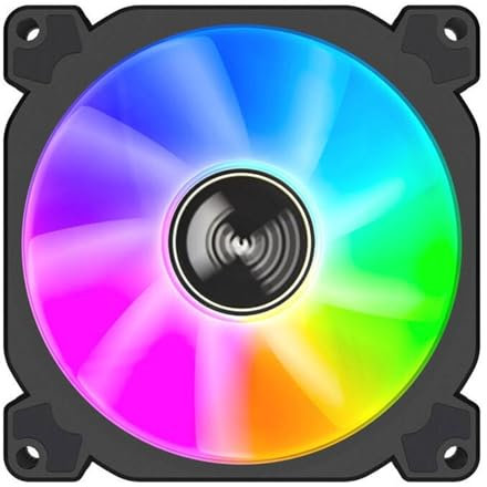 Computer Case Fans, 1400 RPM CPU Computer Cooling Fans, 4 Pin RGB CPU Air Cooler Fan, 92mm Silent Radiator Fan, RGB LED Lights PC Case Fans, Temperature Control Coler Fan for CPU Coler, PC Cases