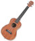 26-Zoll-Mahagoni-Ukulele, Low-Action-Design, Moderner C-förmiger Hals, mit Stimmgerät, Kapodaster-Plektren, Ersatzsaiten, Riemen-Gigbag, für Erwachsene, Kinder, Anfänger