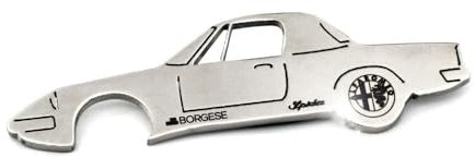 Apribottiglie Spider Alfa Romeo in acciaio inox - Borgeseidea