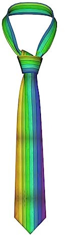 IQOPPEDR Farbige Holz-Krawatte für Herren, legere Krawatte, bedruckt, geeignet für Hochzeiten, Bankette, Arbeitstreffen, Farbiges Holz., Einheitsgröße