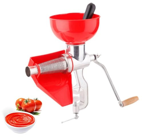Macchina per salsa di pomodoro, spremiagrumi manuale in lega di alluminio per frutta, pomodoro, limone, arancia, spremiagrumi manuale spesso per marmellate e salse