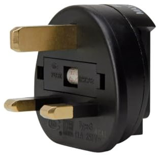 Kopp Reiseadapter für USA, UK, CH, AUS und CN Weltweit Basiselement für Verschiedene Länderstecker Universaladapter (United Kingdom)