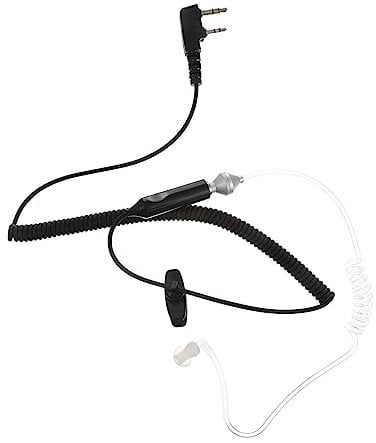 PHENOFICE Invisible 3.5mm Intercom Headset Adapter with Talk-listen Switch Noise-canceling for