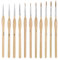 Fine Detail Brushes with Triangular Handles - 11 Pcs Miniature Paint Brushes for Art, Crafts, Watercolor, Acrylic, Face, Paint by Number, Figurine
