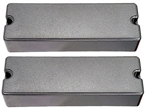Cubiertas selladas para pastillas Humbucker de tipo cerrado para bajo eléctrico de 6 cuerdas, 2 agujeros