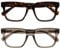 OPULIZE ERA Blue Light Glasses - Clear Lens - Anti-Reflective & Anti-Glare - 2 Pack - UV400 Protection - Oversized Frame - Computer & Screen Glasses - Men & Women