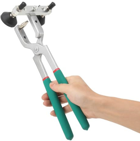 Lfhelper Car Door Fender Body Edge Crimp Plier with 8 Replaceable Heads, Multi-Surface Dent Repair Tools for Door, Bonnet, Fender and Wheel Arch Use, Fits Cars, Trucks, SUVs