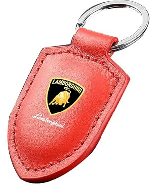 Porte Clef pour Lamborghini Aventador LP 700-4 Coupe 2011-2017, Porte Clef Voiture, Porte-clé Voiture Personnalisé,Unisex, Accessoire Voiture,Red
