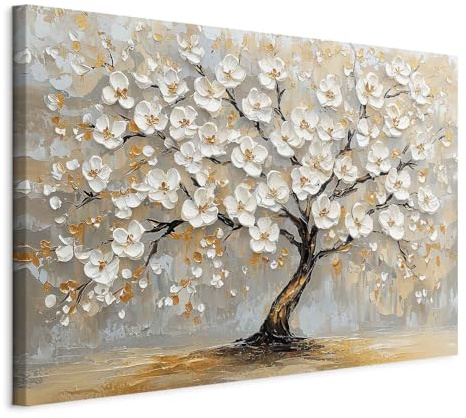 murando - Leinwandbild natürlicher Holzrahmen, 90x60 cm, 1-teilig, modern | Hochwertige Leinwand, sofort aufhängbar, ideal fürs Wohn- oder Schlafzimmer, wasserfest und lichtecht, langlebig, stilvoll