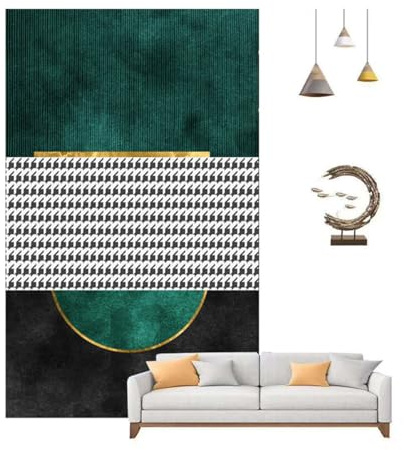 SEVOLY Tapis Chauffant électrique avec Thermostat, minuterie et arrêt Automatique, Chauffage par rayonnement Infrarouge pour la Maison et Le Bureau,B,80 * 120CM