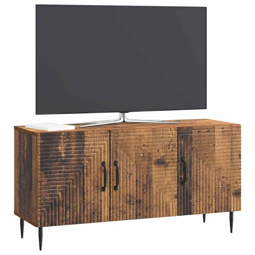 vidaXL TV-Schränk Altholz 99 x 34,5 x 50 cm Holzwerkstoff, Vintage Rechteckiger TV-Schrank, platzsparende Medienkonsole, stylisches Möbelstück für Dein Wohnzimmer