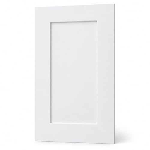 Westitas White Primed Shaker Kitchen Cupboard Replacement Door 570x397mm 85mm Frame CNC Cut
