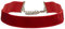 Alpenflüstern Trachten-Samt-Kropfband breit - Trachtenkette enganliegend, Kropfkette elastisch, eleganter Damen-Trachtenschmuck, Samtkropfband in traditionellen Farben DHK199 (Red)