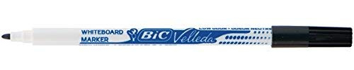 BIC Velleda 1721 feine Spitze schwarz Whiteboard Marker [24 Stück]