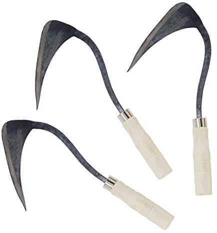 Mirae Living ho-mi EZ Bagger – Beste Garten-Werkzeug, Hand Hacke, Pflug Set von 3