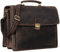 STILORD 'Noel' Cartable Cuir Homme et Femme - Porte-Documents Vintage - Sac de Travail et d'affaires pour Ordinateur 13,3 Pouces, Couleur:Marron - foncé