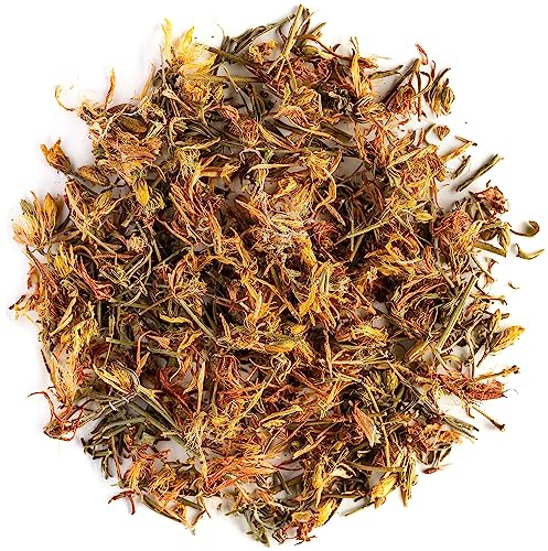 Hierba De San Juan Orgánico - Infusión Tradicional Para Calmar La Mente - Hypericum Perforatum De Francia - Hipérico - Hipericón - 100g