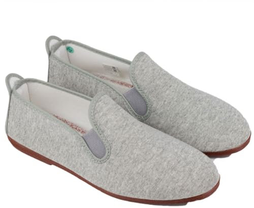 javer 55-1 - Zapatilla Kung-FU Lona Mujer Color: Gris Talla: 43
