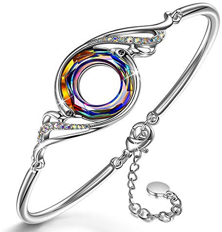 Kate Lynn Armband Damen, Muttertagsgeschenk für Frauen, Phoenix Serie Schmuck Armbänder Symbolisiert Glück Ewigkeit, Kristall aus Österreich, Weihnachtsgeschenke für Damen/Mama/Frau, Geschenkbox