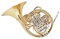 Lechgold DH-18AGL Doppelhorn - lackiertes Waldhorn in F/Bb - 4 Ventile mit Minibal-Gelenken - komplett aus Goldmessing - inkl. Leichtkoffer