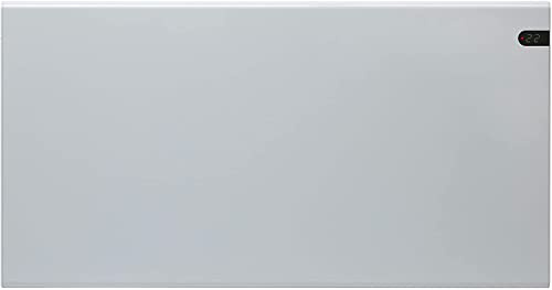 ADAX NEO NP Elektroheizkörper - 600W, Silber | Thermostat mit Zeitschaltuhr | Elektroheizung Wandmontage | Höhe 370mm | Heizkörper Elektrisch | Frostwächter, Wochenmodus | Wandkonvektor | KDT | IP20