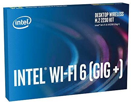 Intel Wi-Fi 6 (Gig+) Desktop Kit, AX200, 2230, 2x2 AX+BT, vPro