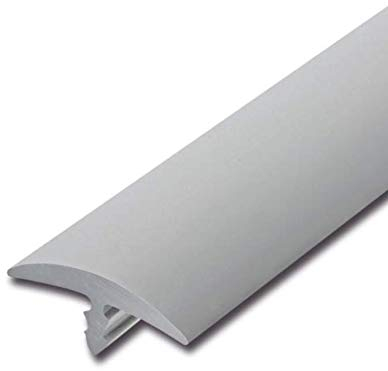 Vabenco Stegkante, Kantenschutz aus PVC für 19mm Plattenstärke, Grau, Minimalistischer Gartenrandstein