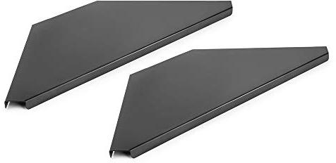 VONYX DBC2 DJ Booth Shelves Set with Corner Design and Carry Bag - Portable, Sturdy DJ Stand Accessories for Professional Mobile Disco Facade, Home Use, Easy Setup and Storage