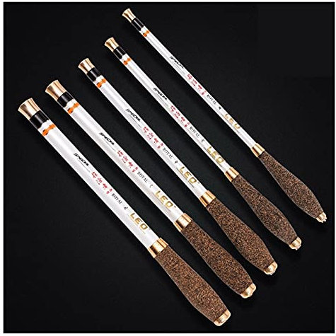 LUOSHUAI Stipprute Licht Tragbare Mini Angelrute Hand Pole Super Kurz Carbon Teleskop 1,5-3.6m Karpfen Fisch Kinder Urlaub Reisen Pesca Angelrute (Color : White, Length : 2.1 m)