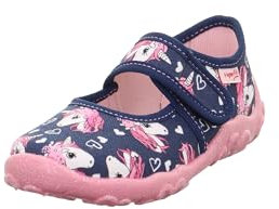 superfit Bonny, Pantofole Bambine e ragazze, Blu Scuro 8090, 35 EU Larga