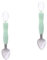 Toddmomy 2 Unids Bebé Fruta Cuchara Doble Cabeza Raspador Cuchara Sirved Cucharas de Pomelo Silicona Cucharas de Bebé con Caja de Almacenamiento para Alimentos para Bebés Frutas de